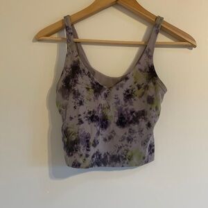 LULULEMON CROP ALIGN TANK TIE DYE
